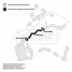 Hose Clip BORG & BECK BTH1104 OE Ref 058145856C