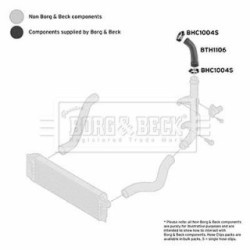 Hose Clip BORG & BECK BTH1106 OE Ref 2E0145834