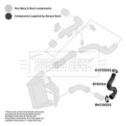 Hose Clip BORG & BECK BTH1124 OE Ref 8D0145828H
