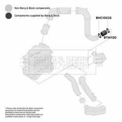 Hose Clip BORG & BECK BTH1130 OE Ref 1J0129627A