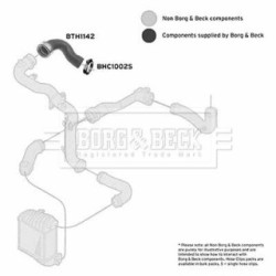 Hose Clip BORG & BECK BTH1142 OE Ref 1J0 145 838 T