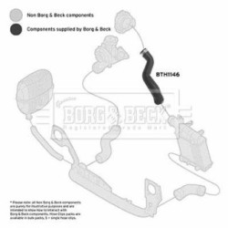 Hose Clip BORG & BECK BTH1146 OE Ref 8E0145737F