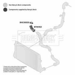 Hose Clip BORG & BECK BTH1152 OE Ref 1K0 145 828 C