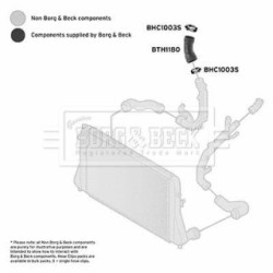 Hose Clip BORG & BECK BTH1180 OE Ref 1K0 145 838 AF