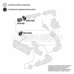 Hose Clip BORG & BECK BTH1181 OE Ref 2D0145832