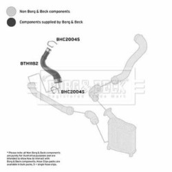 Hose Clip BORG & BECK BTH1182 OE Ref 7L6145822B