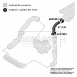 Hose Clip BORG & BECK BTH1190 OE Ref 11 61 7 799 397