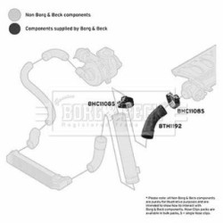 Hose Clip BORG & BECK BTH1192 OE Ref 11617799389