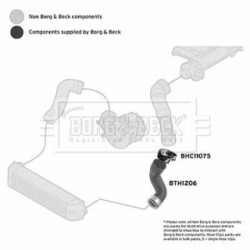 Hose Clip BORG & BECK BTH1206 OE Ref 11613405535