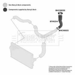 Hose Clip BORG & BECK BTH1214 OE Ref 8624886