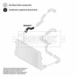 Hose Clip BORG & BECK BTH1217 OE Ref 1K0 145 832 J