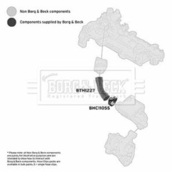 Hose Clip BORG & BECK BTH1227 OE Ref 143445