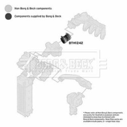 Hose Clip BORG & BECK BTH1242 OE Ref 0382 NY