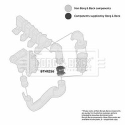 Hose Clip BORG & BECK BTH1256 OE Ref 9671988080