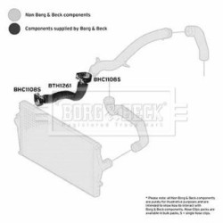 Hose Clip BORG & BECK BTH1261 OE Ref 30639345