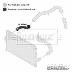 Hose Clip BORG & BECK BTH1264 OE Ref 8638507