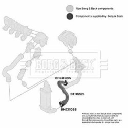 Hose Clip BORG & BECK BTH1265 OE Ref 0382.N4