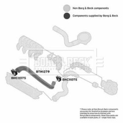 Hose Clip BORG & BECK BTH1279 OE Ref 9160336
