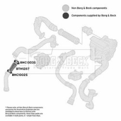 Hose Clip BORG & BECK BTH1287 OE Ref 14 46 036 00R