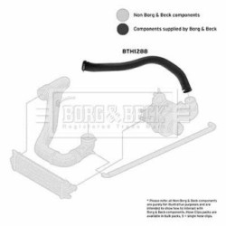Hose Clip BORG & BECK BTH1288 OE Ref 9112404
