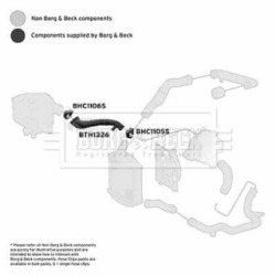 Hose Clip BORG & BECK BTH1326 OE Ref 6385280982
