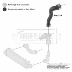 Hose Clip BORG & BECK BTH1329 OE Ref 203 528 15 82