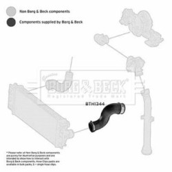 Hose Clip BORG & BECK BTH1344 OE Ref 9065281182