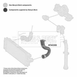 Hose Clip BORG & BECK BTH1355 OE Ref 906 528 22 82