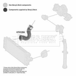 Hose Clip BORG & BECK BTH1356 OE Ref 9065280382