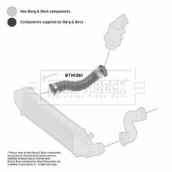 Hose Clip BORG & BECK BTH1361 OE Ref 212 528 06 82