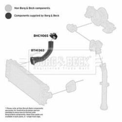 Hose Clip BORG & BECK BTH1363 OE Ref 906 528 33 82