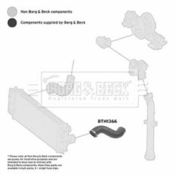 Hose Clip BORG & BECK BTH1366 OE Ref 9065280182