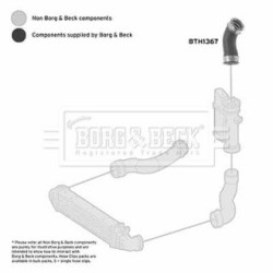 Hose Clip BORG & BECK BTH1367 OE Ref 211 528 33 82