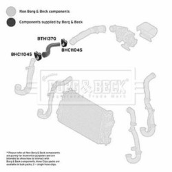 Hose Clip BORG & BECK BTH1370 OE Ref 55352162