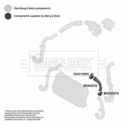 Hose Clip BORG & BECK BTH1372 OE Ref 9178635
