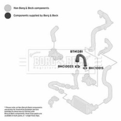 Hose Clip BORG & BECK BTH1381 OE Ref 24406722