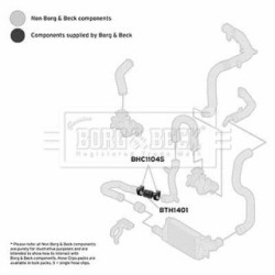 Hose Clip BORG & BECK BTH1401 OE Ref 860460