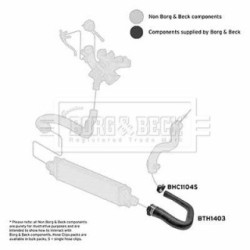 Hose Clip BORG & BECK BTH1403 OE Ref 55559261