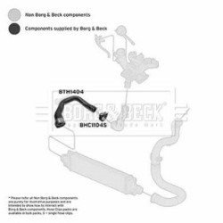 Hose Clip BORG & BECK BTH1404 OE Ref 55559259
