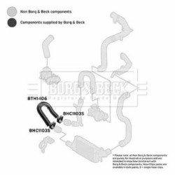 Hose Clip BORG & BECK BTH1406 OE Ref 9202288