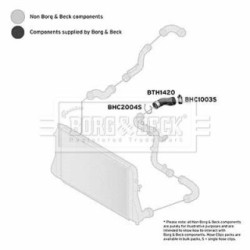 Hose Clip BORG & BECK BTH1420 OE Ref 3C0145828K