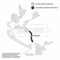 Hose Clip BORG & BECK BTH1423 OE Ref 4F0145737D
