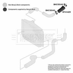 Hose Clip BORG & BECK BTH1429 OE Ref 9434452