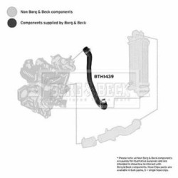 Hose Clip BORG & BECK BTH1439 OE Ref 1873221