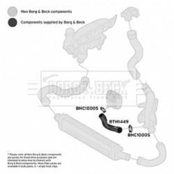 Hose Clip BORG & BECK BTH1449 OE Ref 8K0145832B