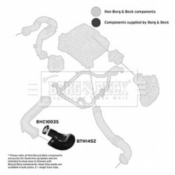 Hose Clip BORG & BECK BTH1452 OE Ref 4416867