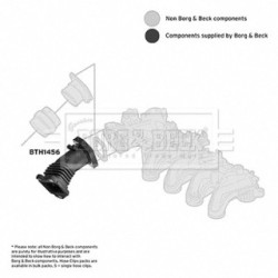 Air Filter Intake Hose BORG & BECK BTH1456 OE Ref 1306843