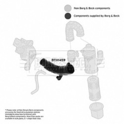 Air Filter Intake Hose BORG & BECK BTH1459 OE Ref 55182567 BORG & BECK