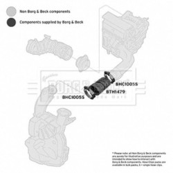 Air Filter Intake Hose BORG & BECK BTH1479 OE Ref 8200923144