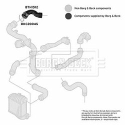 Hose Clip BORG & BECK BTH1512 OE Ref 1J0145838AF
